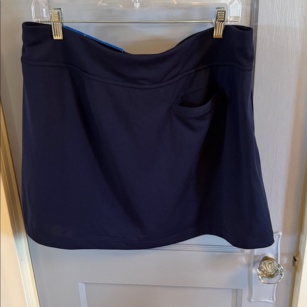 PGA Tour Navy Stretch Skort - Picture 2 of 6